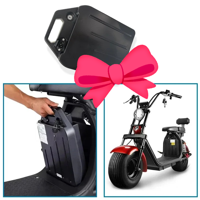 60V 30Ah Electric Scooter Battery - Литий-ионный аккумулятор 2000 Вт для электроскутера