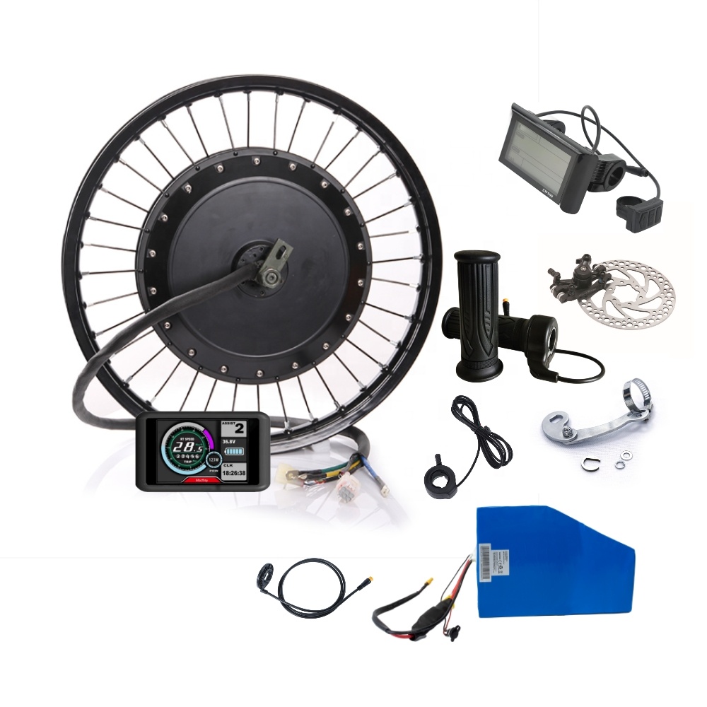 Electric Motorcycle Conversion Kit 72V - Комплект для переоборудования электрического велосипеда с
