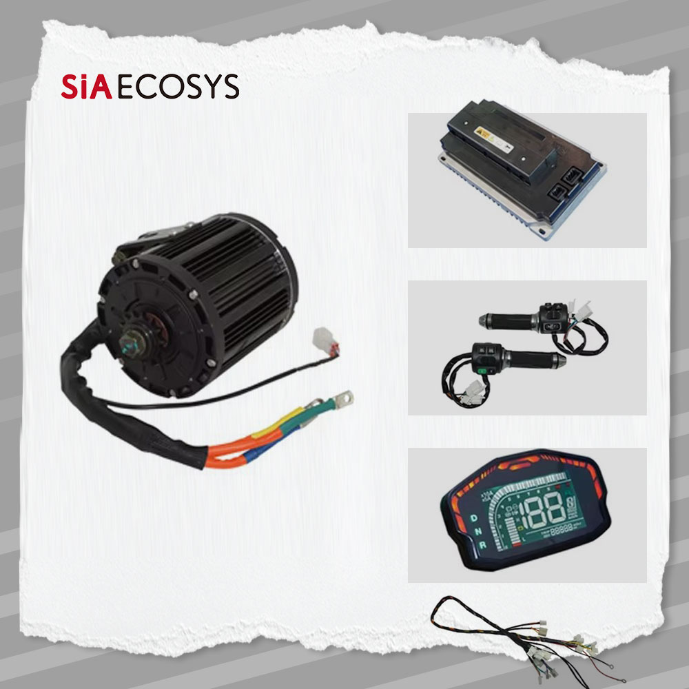 Electric Motorcycle Conversion Kit 72V - QS138 90H Комплект двигателя со средним