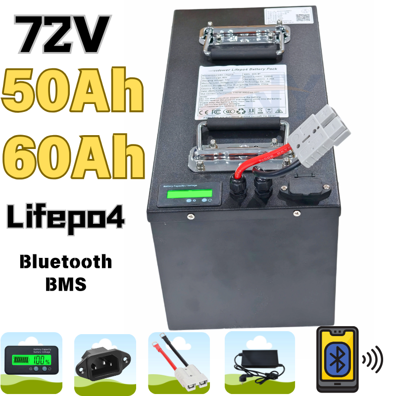 72 В 50 Ач 50 А 60 Ач 60 Ач 60 – обзор и цена 72V 60Ah Lifepo4 Battery Pack