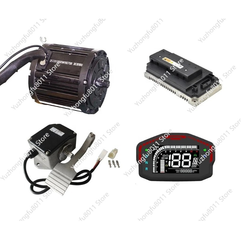 3000 Вт бесщеточный двигатель  – обзор и цена Mid Drive Motor Kit 72V 3000W